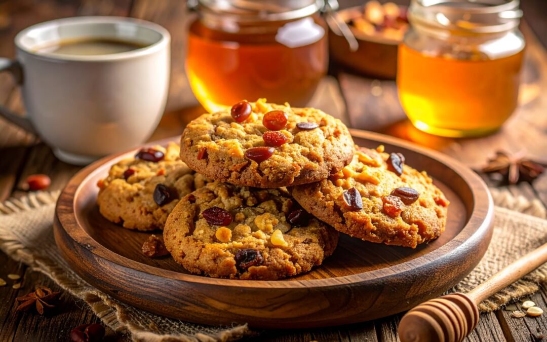 Galletas de Avena, Miel y Frutos Secos