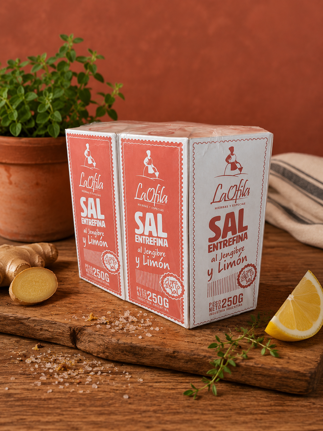 La Olifa - Sal entre fina al gengibre y limon